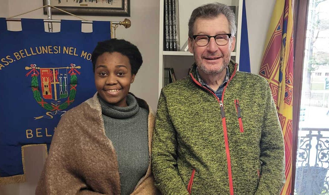 Nanyongo Bakhita Mbake Ngomba: studentessa del DAMS in stage all’Associazione Bellunesi nel Mondo