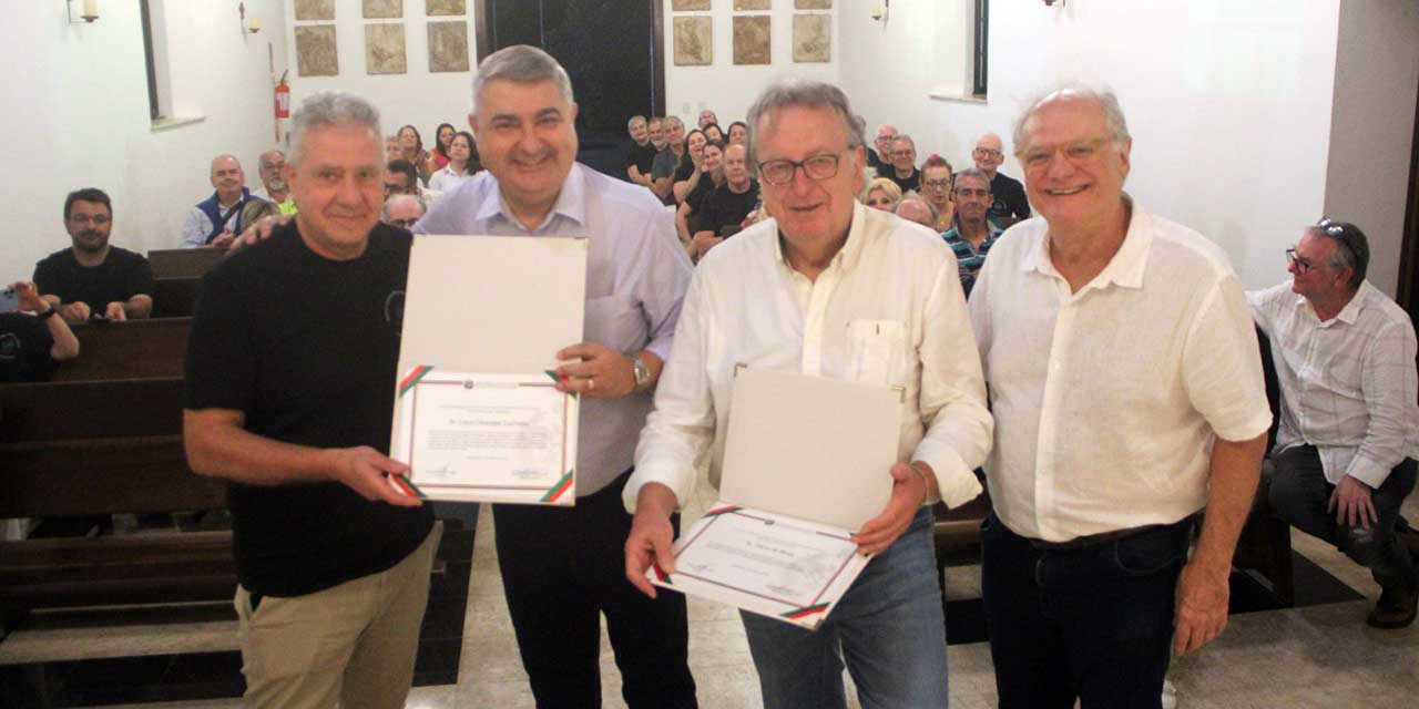 jaragua_do_sul1 La consegna a Oscar De Bona e Luca Luchetta