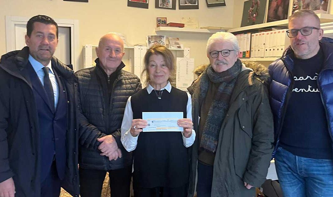 Donazione della Famiglia Bellunese del Nord Reno Westfalia al Comitato Pollicino APS di Belluno