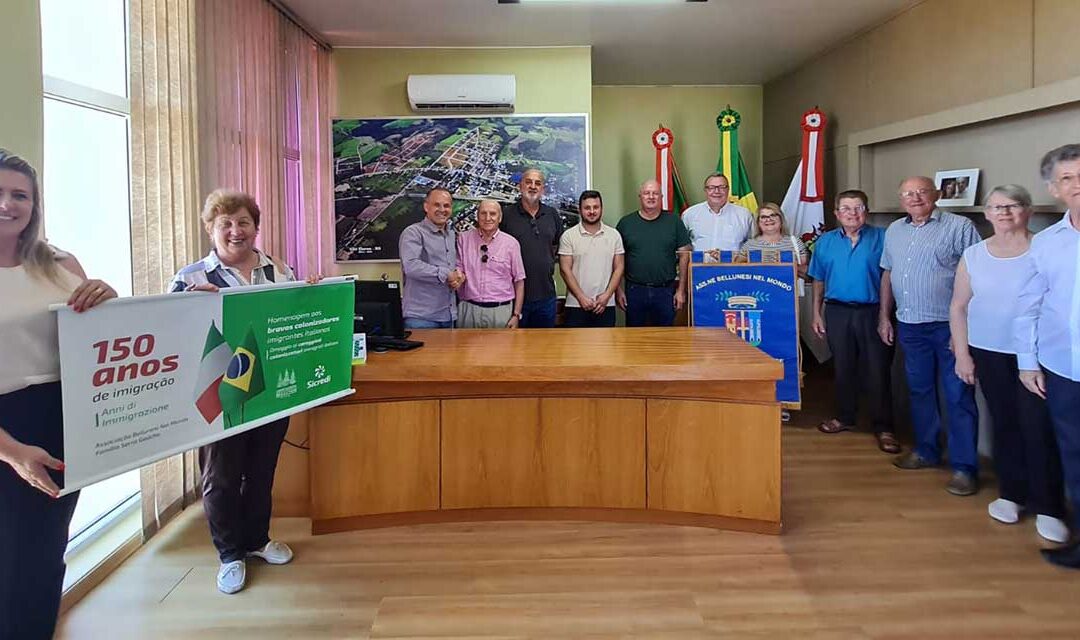 Visita della Famiglia Bellunese “Serra Gaucha” al Comune di Vila Flores