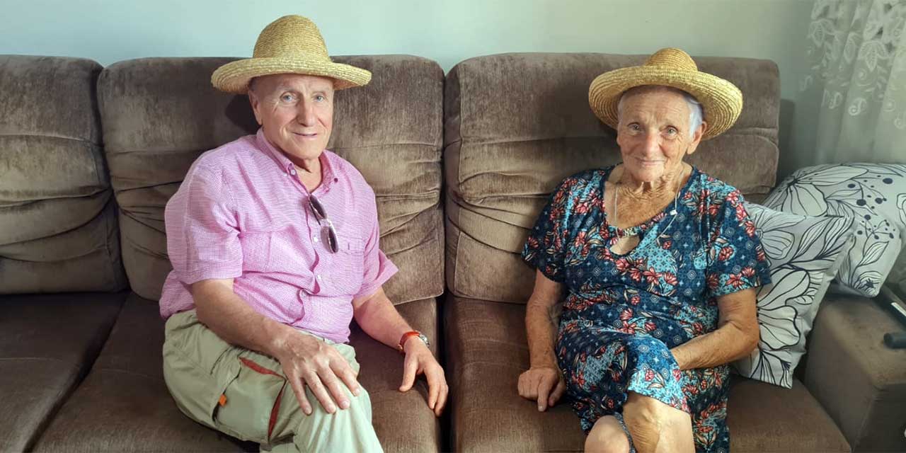 Eleonilde Vendramin Toazza con Rino Budel