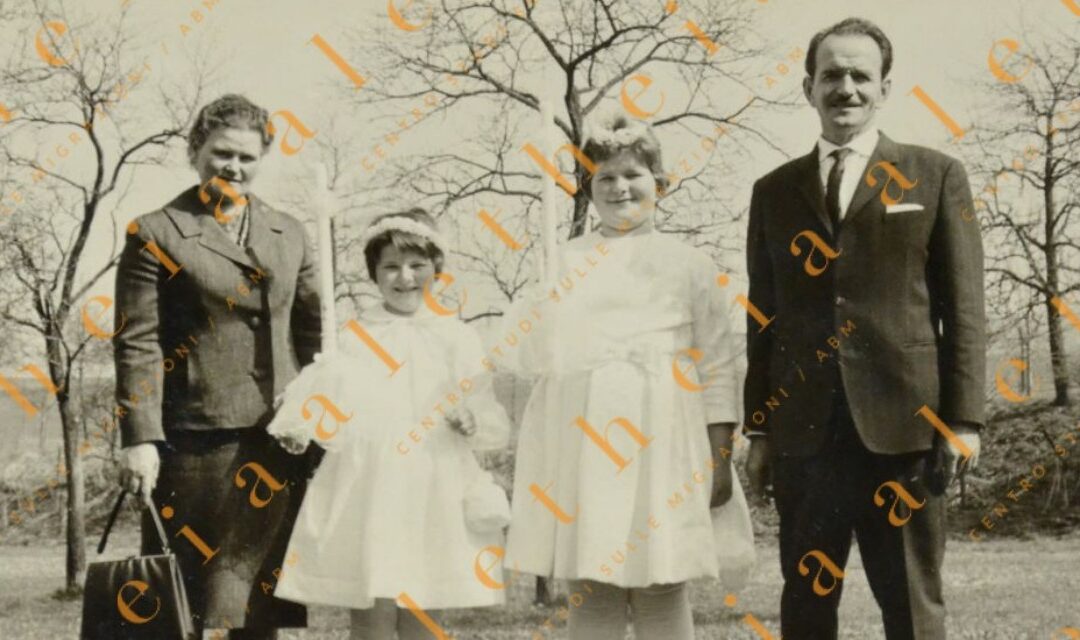 Immendingen, 1962: una foto di famiglia racconta la Prima Comunione delle sorelle D’Alpaos in terra tedesca