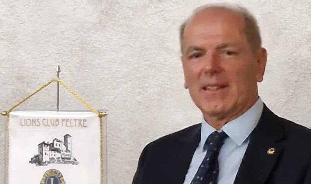 Claudio Barp è il nuovo presidente del Lions Club Feltre Castello di Alboino
