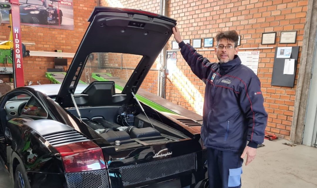 Lamborghini italiana in officina brasiliana: Gustavo Mazzarolo simbolo di eccellenza e orgoglio bellunese