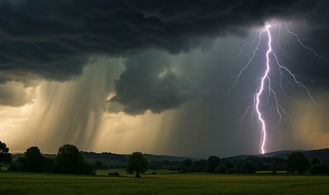 Maltempo in Veneto: allerta gialla per piogge intense e vento forte il 23 ottobre