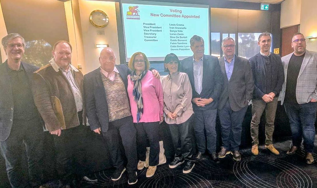 Veneto Club Melbourne: confermata la dirigenza con Louis Crema e focus sul North East Link