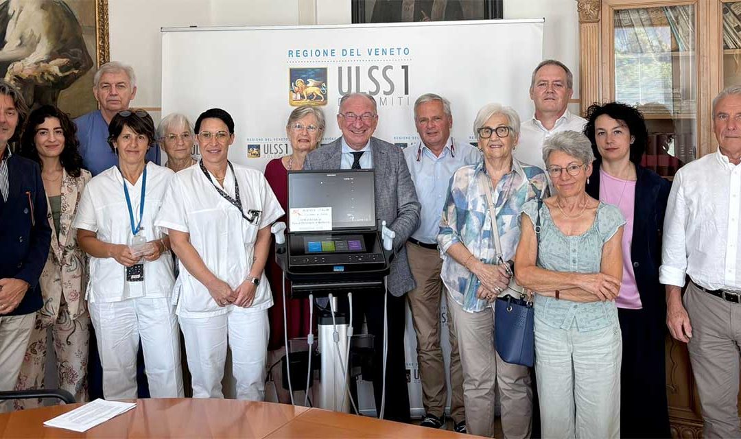 Un nuovo ecografo per l’Ospedale di Feltre grazie a ADOS e Banca FPB