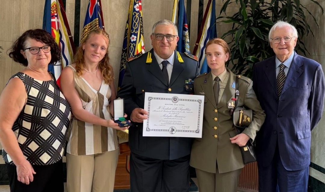 Il bellunese Fabiano Zucco insignito della Medaglia Mauriziana al Merito
