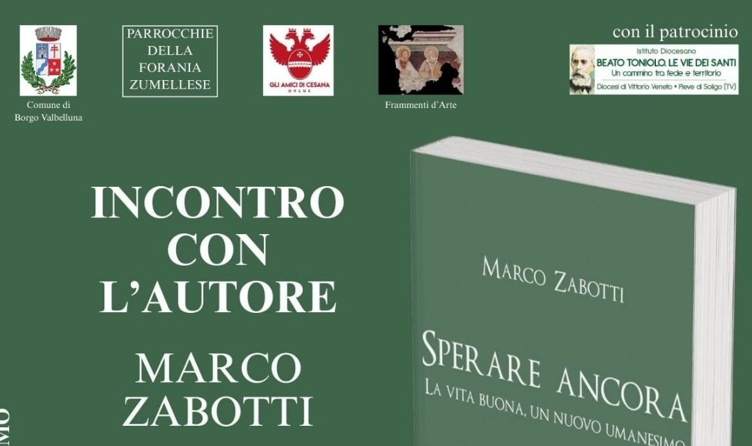 A Mel la presentazione del libro “Sperare ancora” di Marco Zabotti