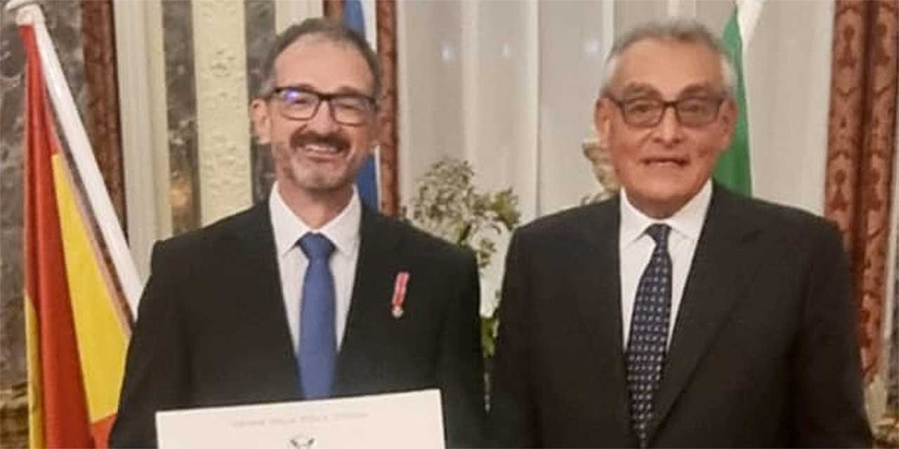 Adriano Ghedina a sinistra