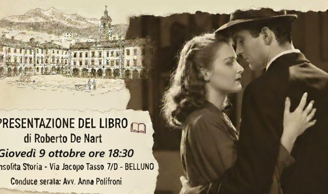 Belluno, al bar “Insolita Storia” la presentazione del libro di Roberto De Nart