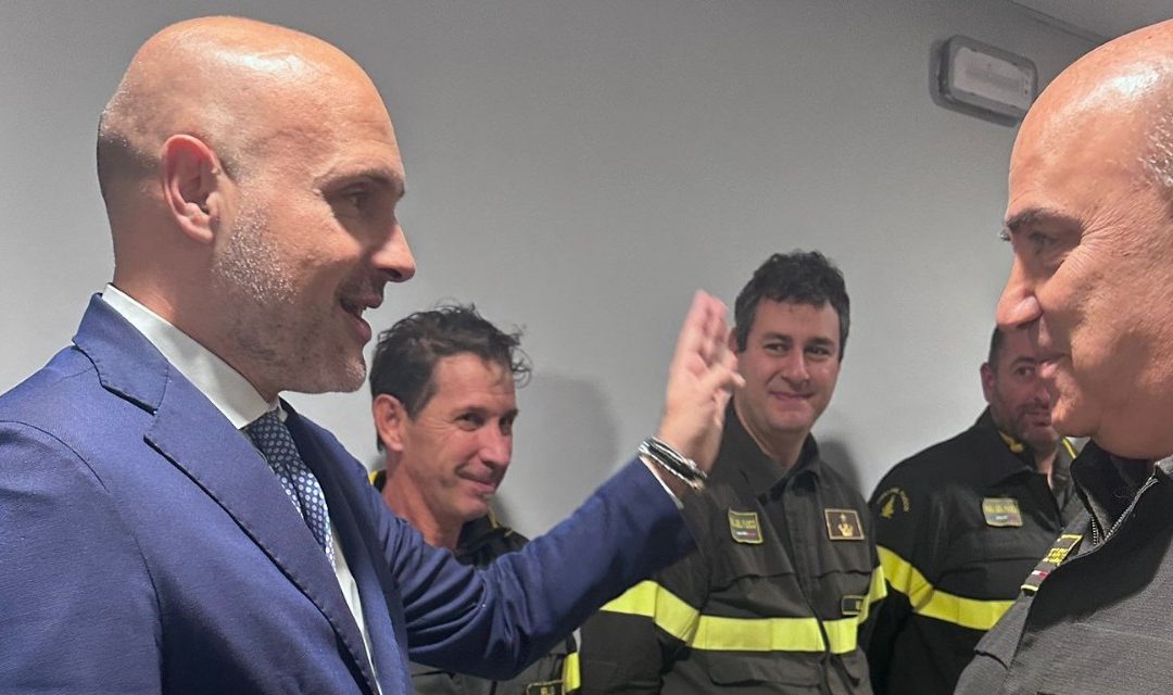 Sicurezza e Olimpiadi 2026: il Sottosegretario Prisco in visita ai Vigili del Fuoco di Belluno