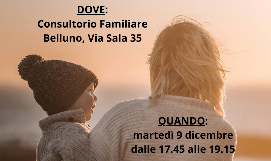 Belluno: proseguono gli incontri di gruppo “Parola di Mamma” per genitori di bambini 1-3 anni