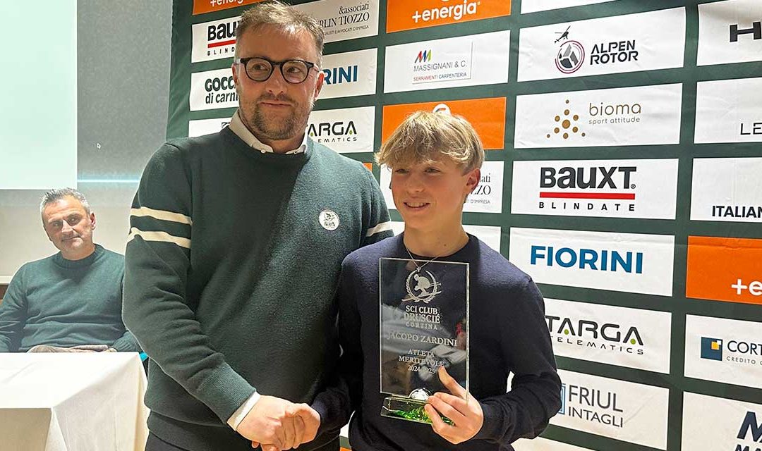 Sci Club Druscié Cortina: Lorenzo Salvati è l’Atleta dell’Anno