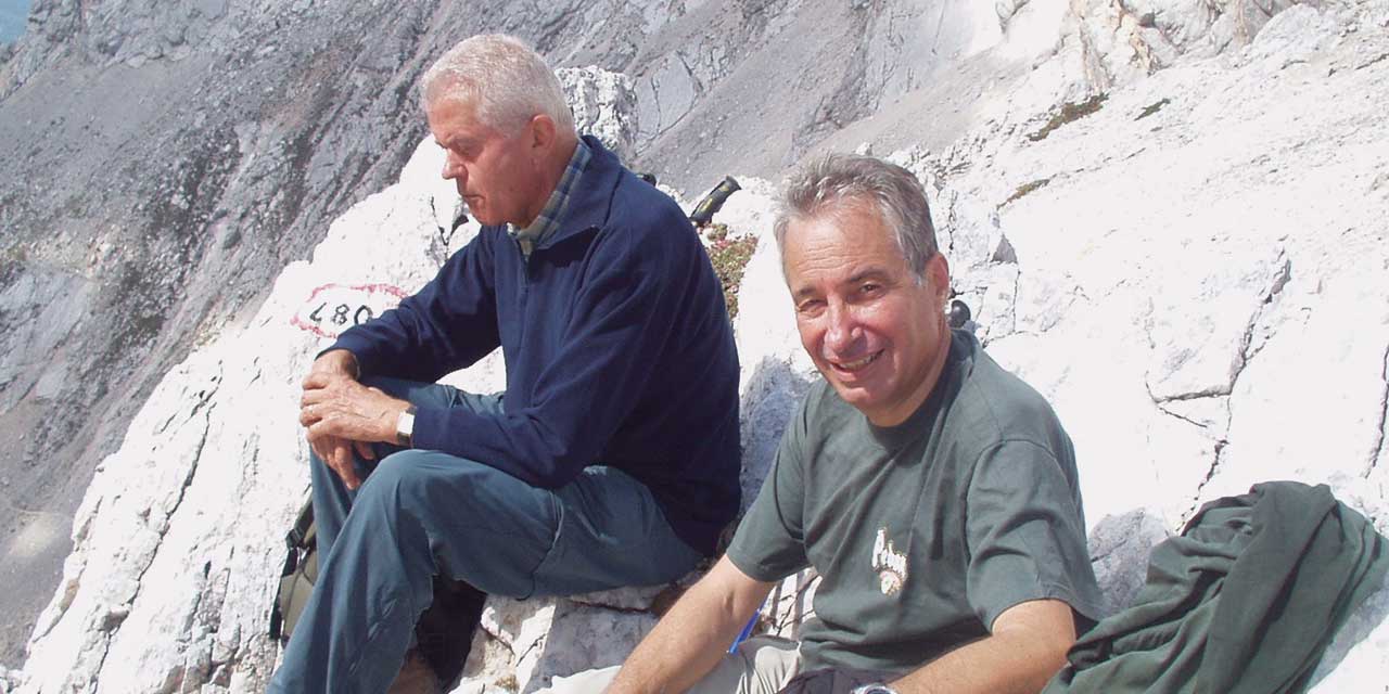 lino-e-paolo-forcella-del-pelmo-sett-05 Lino Sief con Paolo Doglioni