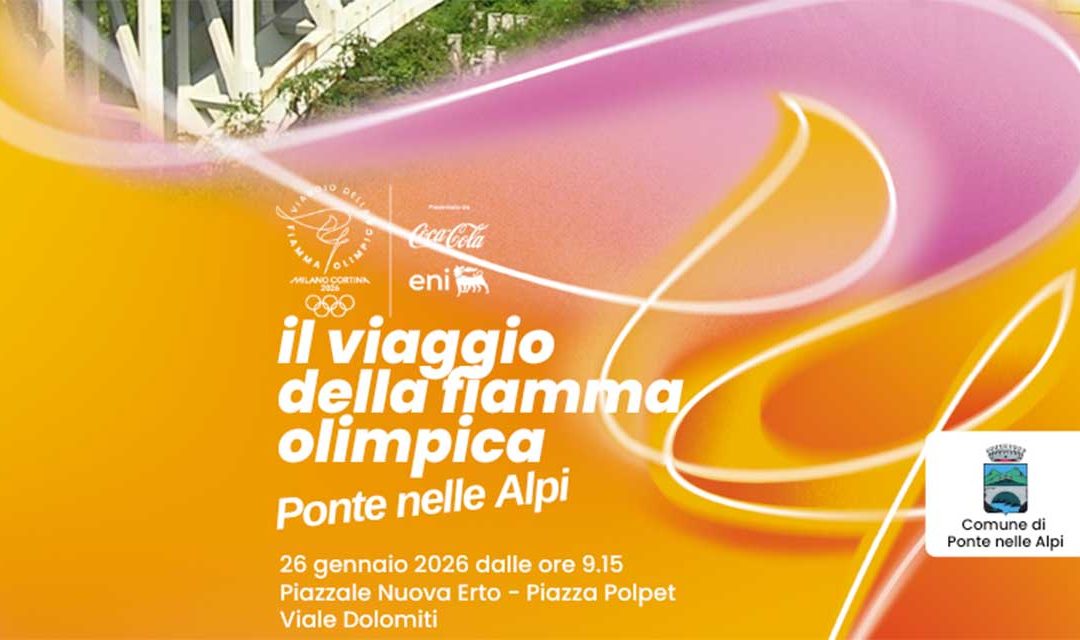 Passaggio della Fiamma Olimpica a Ponte nelle Alpi: informazioni su viabilità e divieti