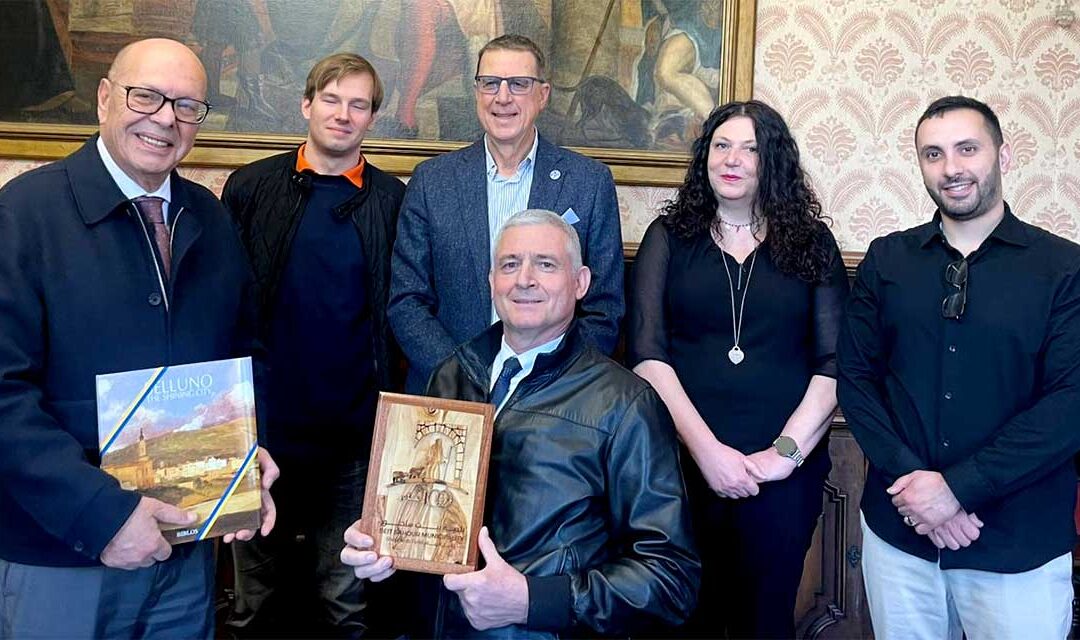 Delegazione di Beit Sahur ricevuta a Palazzo Rosso dal sindaco De Pellegrin