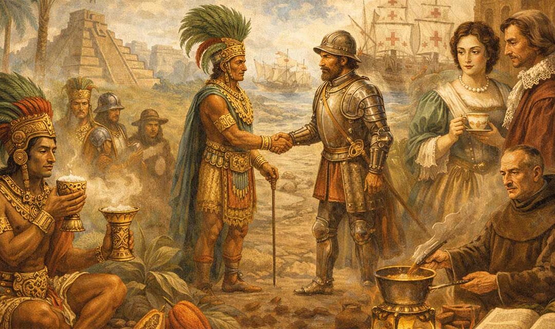 La bevanda degli Dei? Dalle foreste della Mesoamerica ai salotti del Vecchio Continente