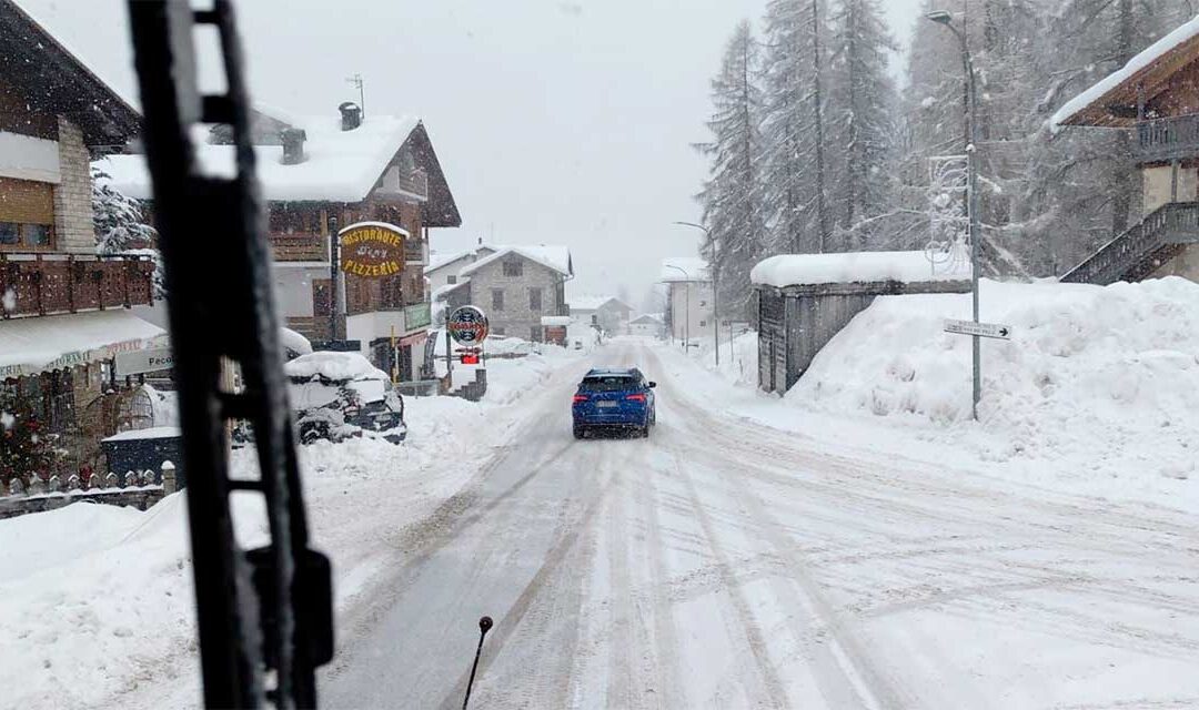 Colpo di coda dell’inverno in Veneto: da mercoledì neve a bassa quota e temperature artiche