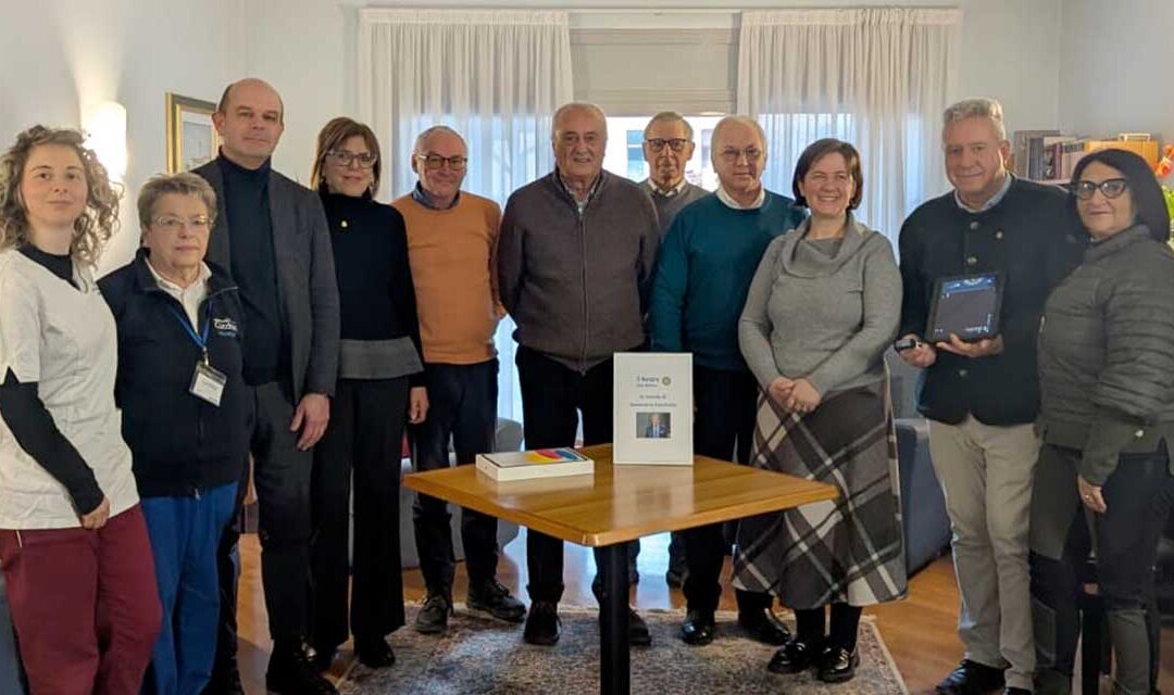 Il Rotary Club Belluno dona un ecografo portatile all’Hospice “Casa Tua Due”
