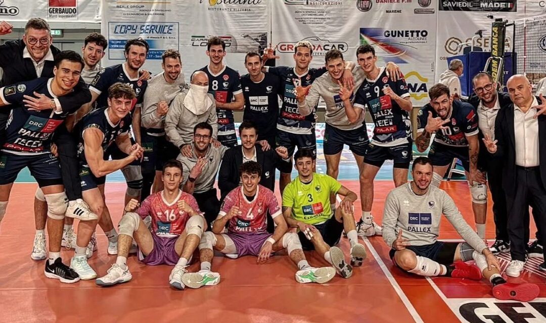 Pioggia di ace a Savigliano: il Belluno Volley chiude in bellezza e punta i Playoff