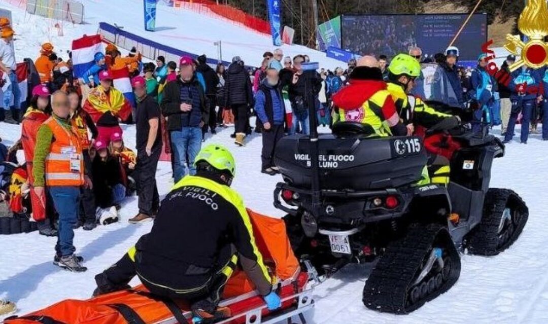 Cortina, malore all’arrivo delle piste delle Tofane durante le gare paralimpiche