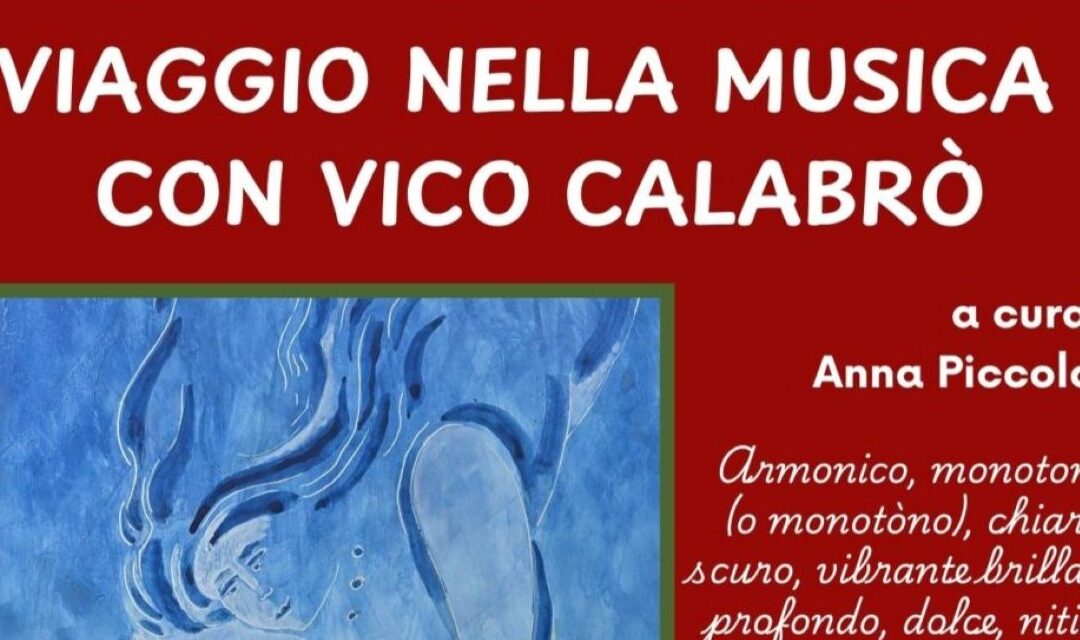 Feltre, incontro su musica e arte nelle opere di Vico Calabrò con Anna Piccolotto alla Galleria Rizzarda