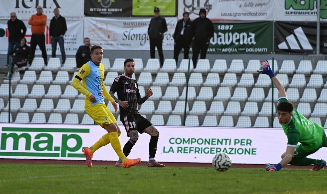 Serie C, beffa nel finale per la Dolomiti Bellunesi: l’Arzignano rimonta allo Zugni Tauro
