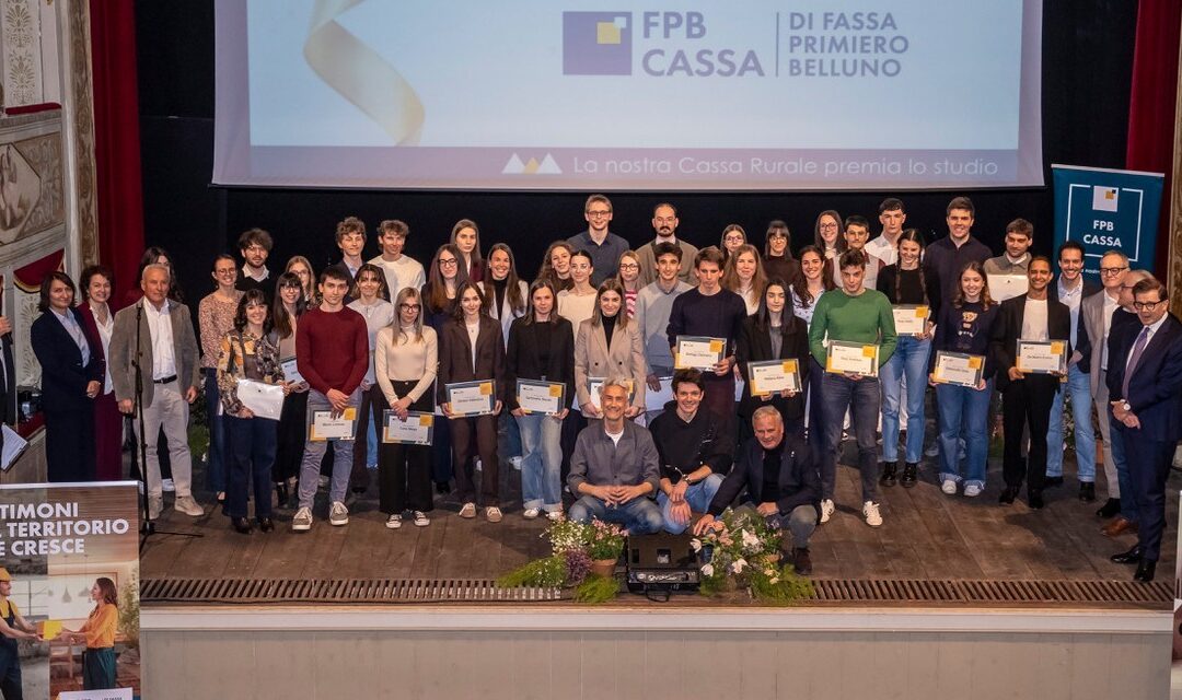 FPB Cassa premia il merito a Feltre: 60 borse di studio per gli studenti del territorio