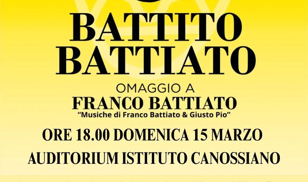 Concerto tributo a Franco Battiato a Feltre dopo le Olimpiadi: musica e sport per un messaggio di pace