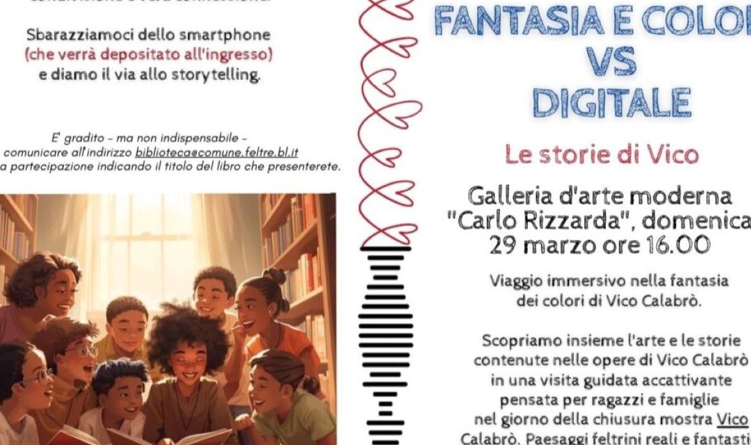 Feltre, arte contro il digitale: visita gratuita per famiglie alla Galleria Carlo Rizzarda