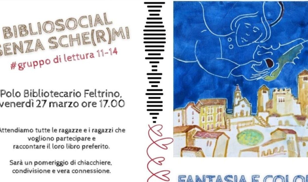 Feltre, storytelling senza smartphone: un pomeriggio in biblioteca dedicato ai libri preferiti dei ragazzi