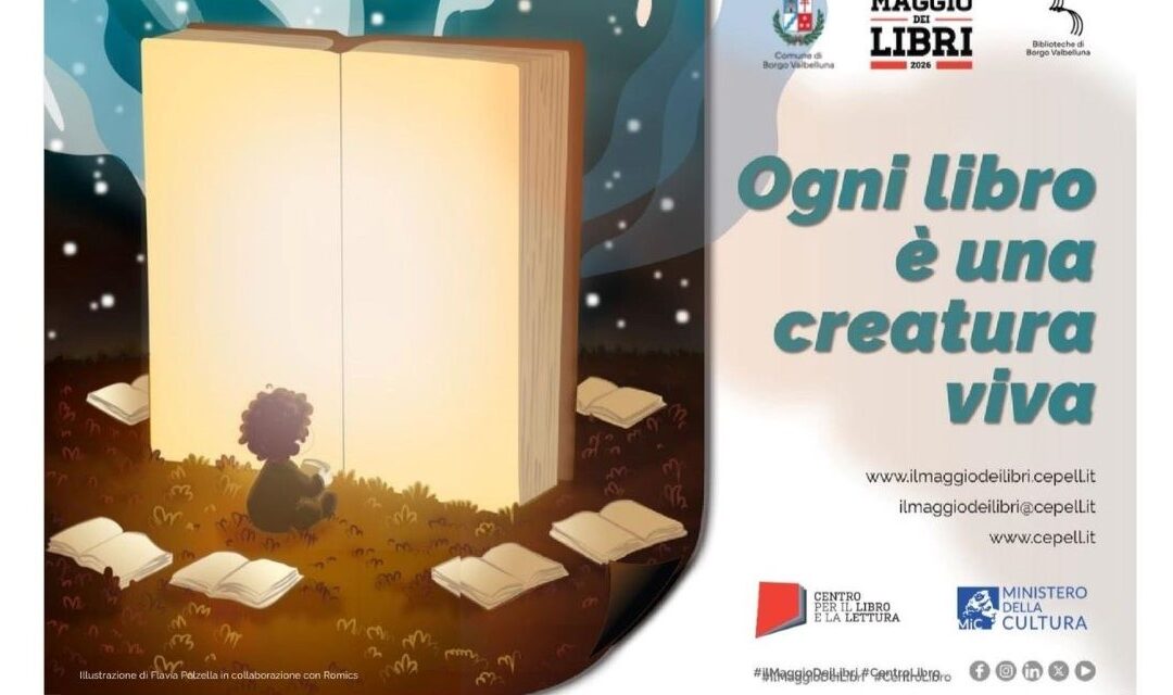 Il Maggio dei Libri torna a Borgo Valbelluna: incontri, letture e una mostra per tutte le età