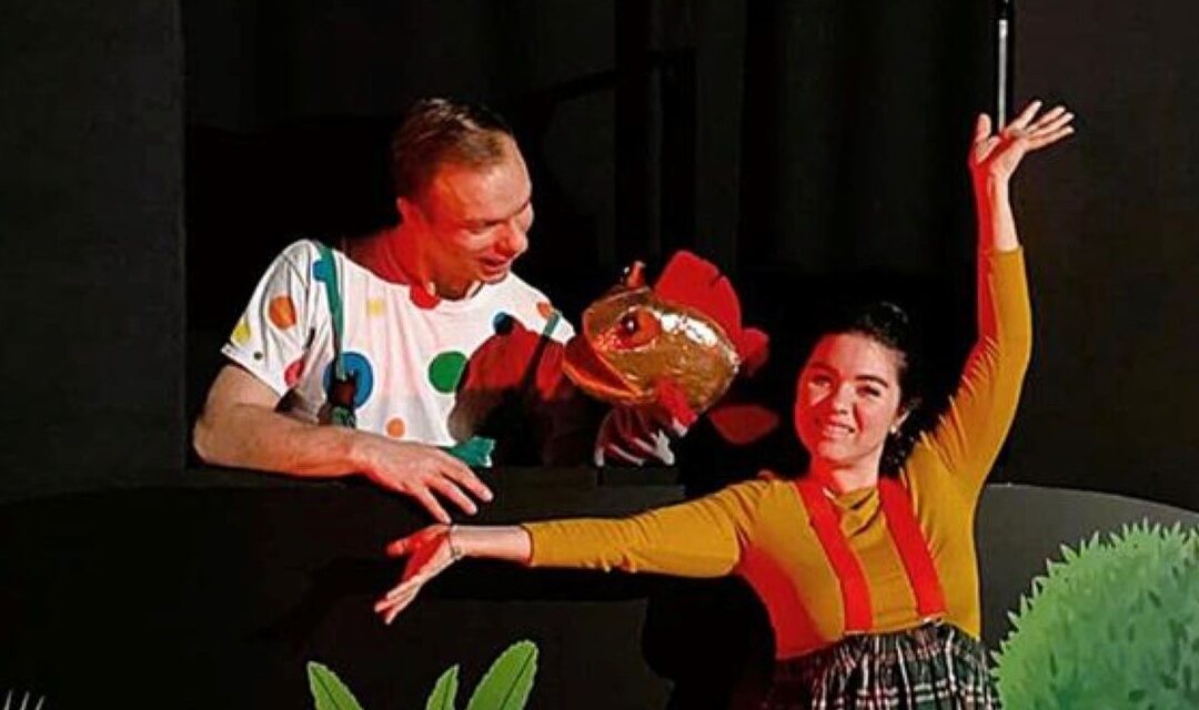 Il pesciolino d’oro arriva a Borgo Valbelluna: teatro e pupazzi per bambini con Polpetta e Frollino