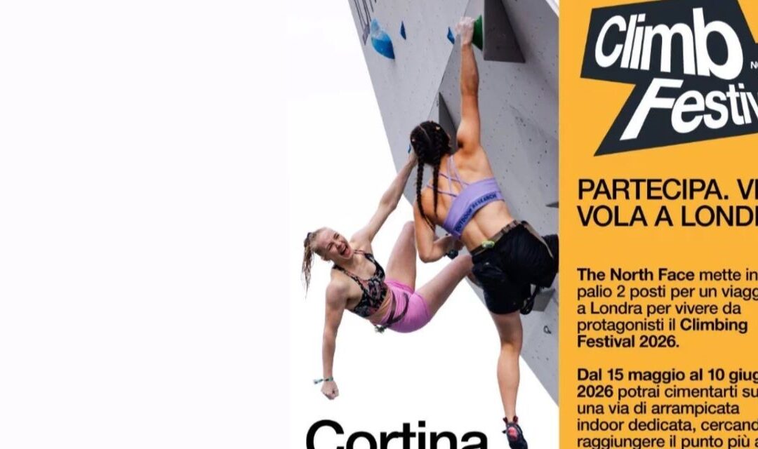 Cortina2London, al via il contest di arrampicata che porta due climber al Climb Festival di Londra