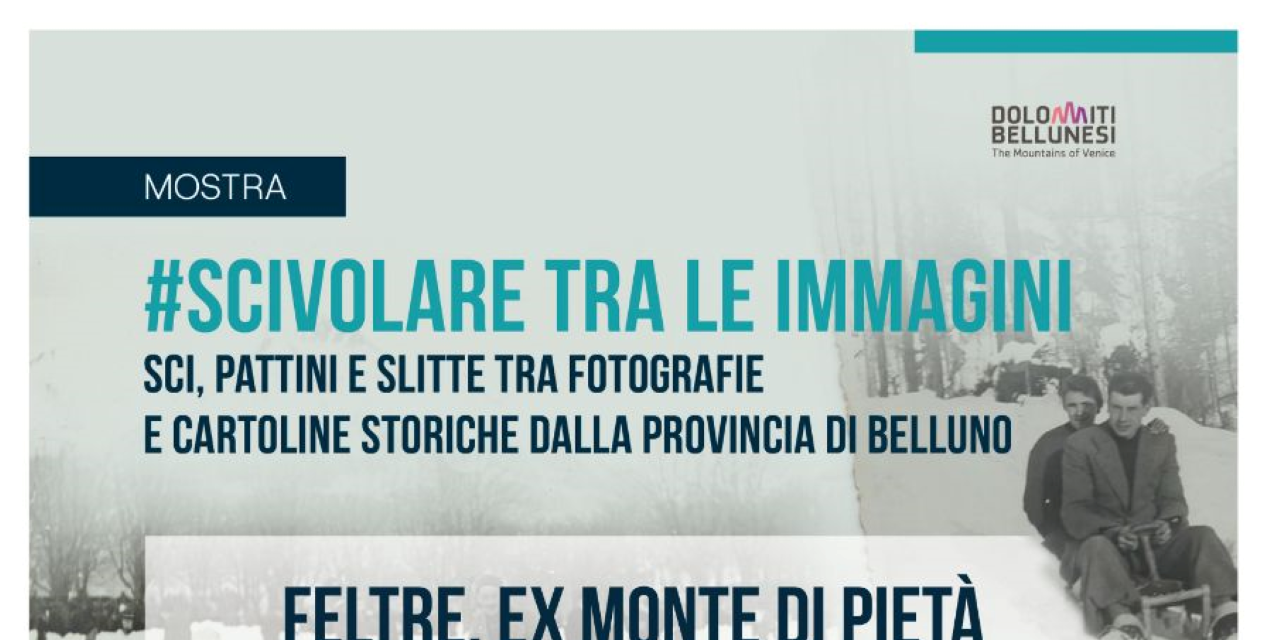 locandina mostra #scivolare FELTRE