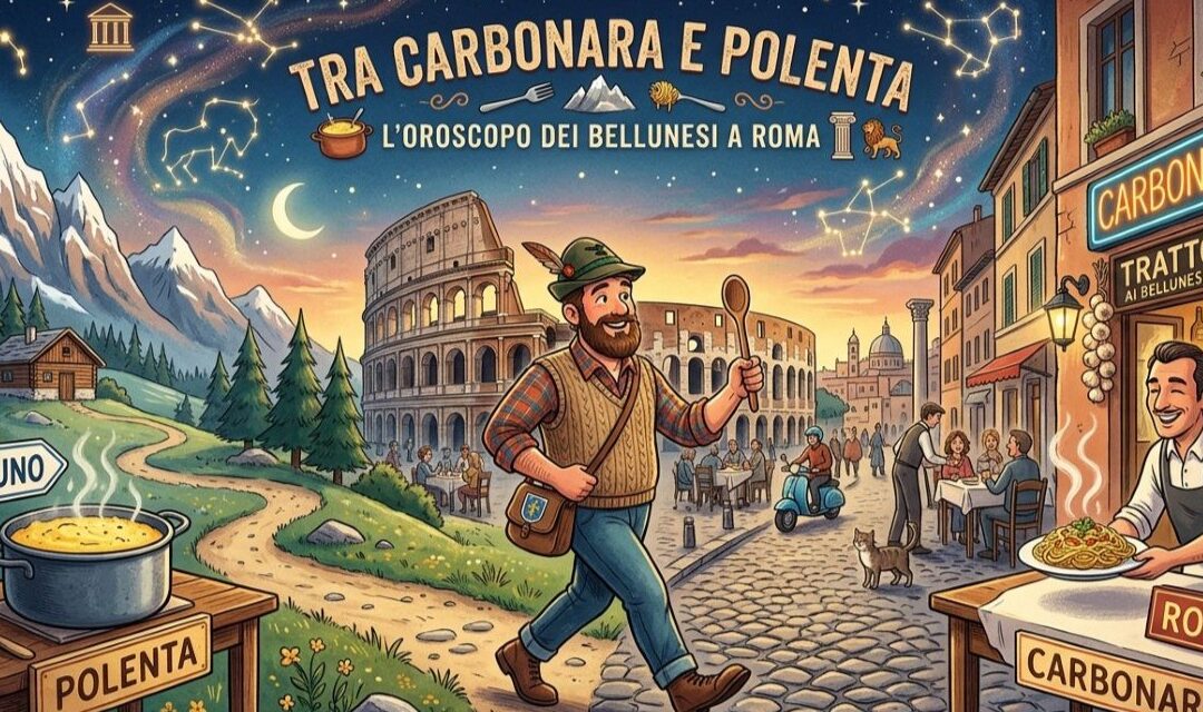 Tra carbonara e polenta: l’oroscopo dei bellunesi a Roma