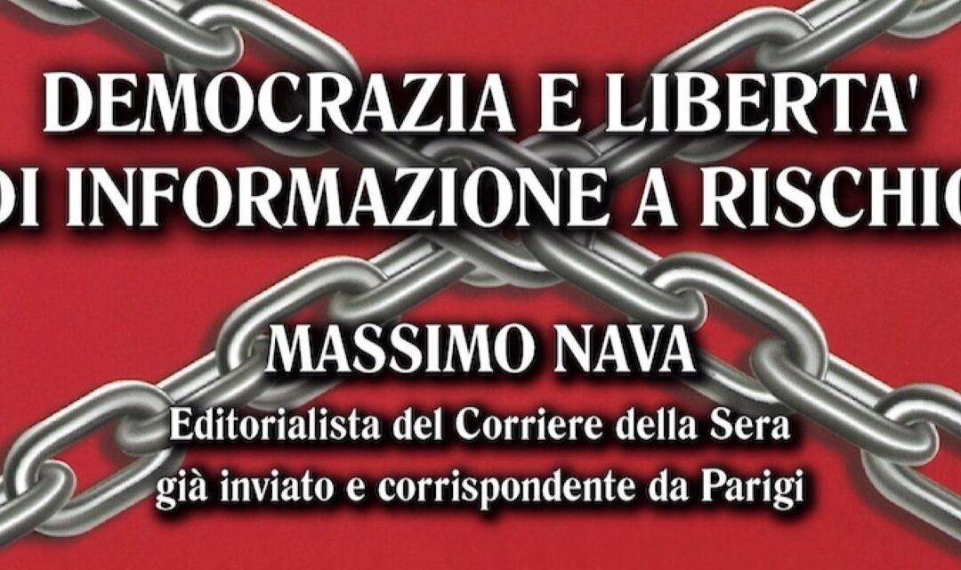 Democrazia e libertà di informazione: incontro con Massimo Nava a Belluno il 7 maggio 2026