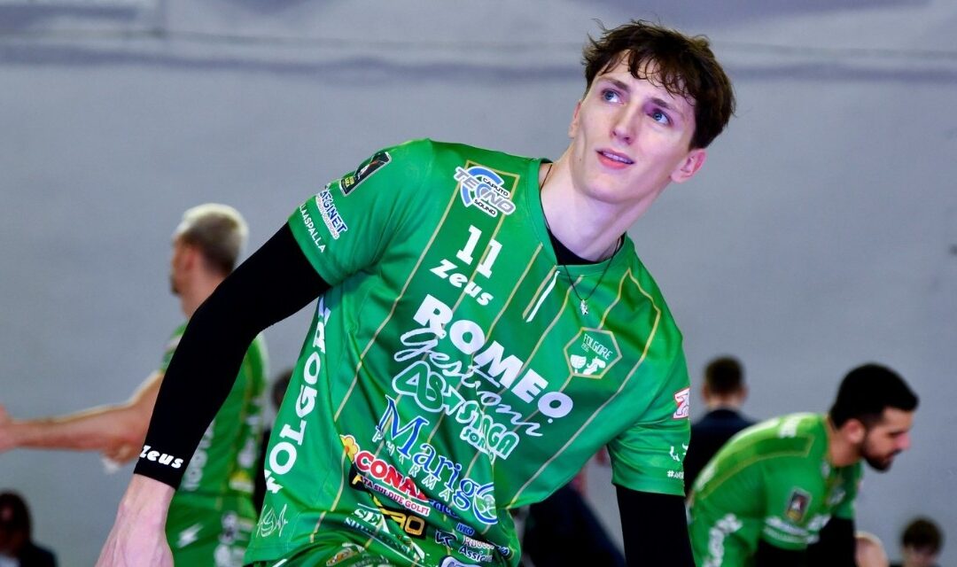 Belluno Volley ingaggia Andrea Baldi: l’opposto con 958 punti in due stagioni porta esperienza dalla Superlega