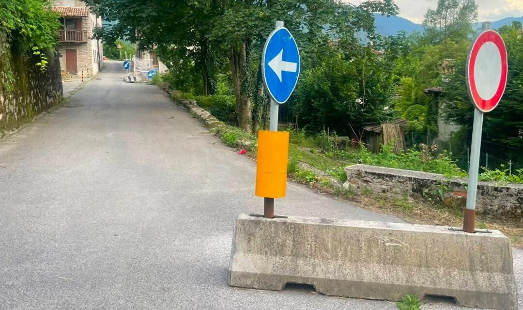 Via Tortesen a Feltre: approvato il progetto di messa in sicurezza dopo il cedimento del muro di sostegno