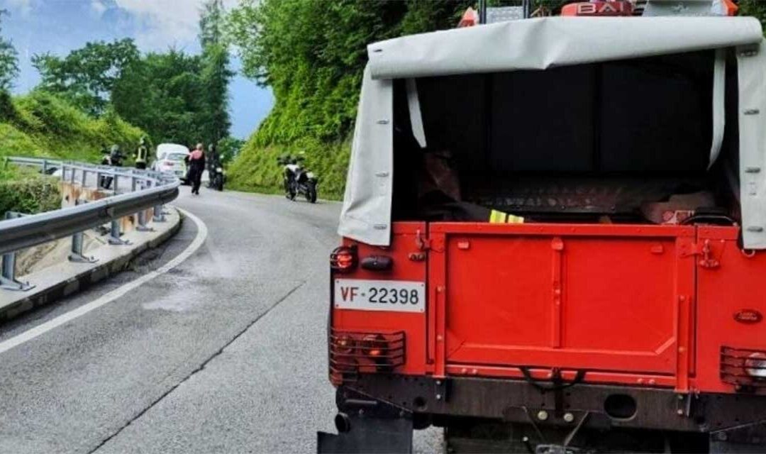 Incidente mortale sulla SP3 a Gosaldo: perde la vita un motociclista