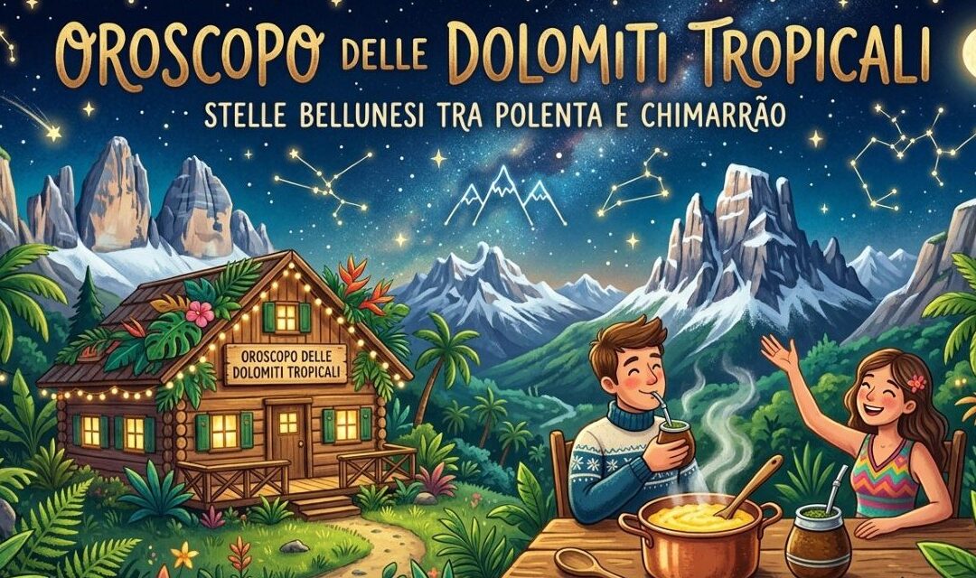 Oroscopo delle Dolomiti Tropicali: stelle bellunesi tra polenta e chimarrão