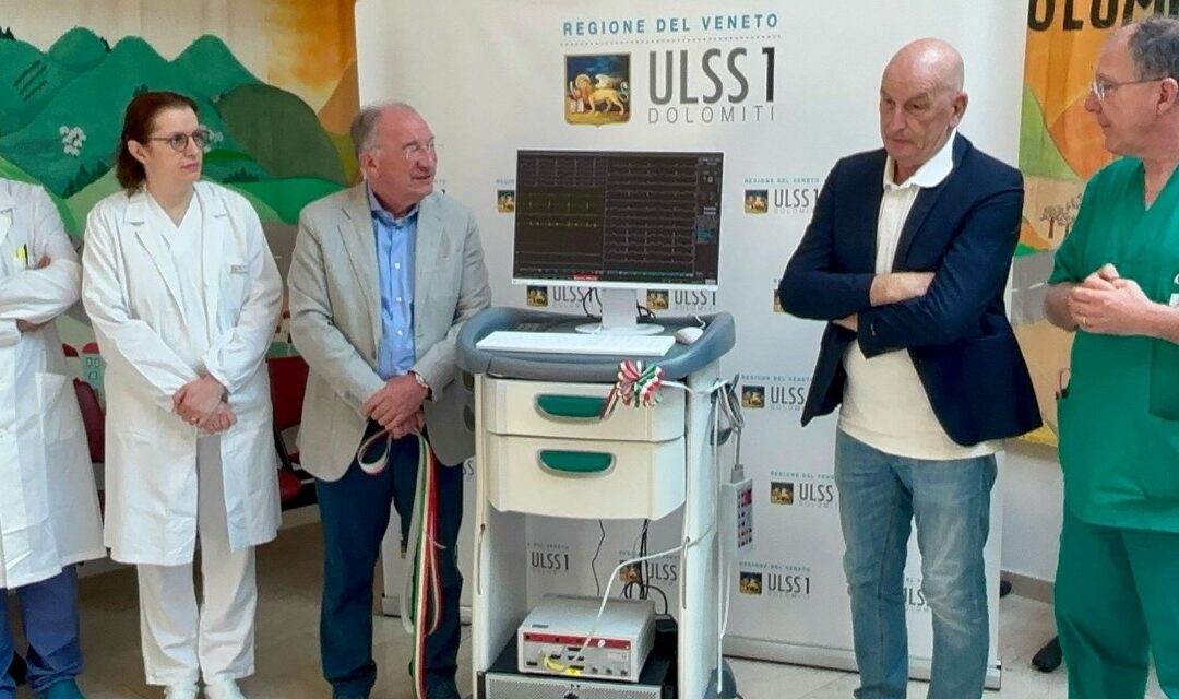 Feltre, nuovo poligrafo per la sala di elettrofisiologia: l’ospedale si specializza nella cura delle aritmie cardiache