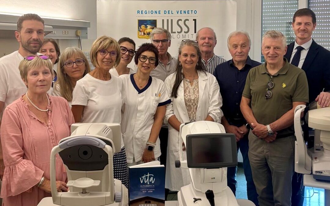 Belluno, la storia della Safilo si trasforma in cura: donati due nuovi macchinari all’Oculistica dell’Ospedale