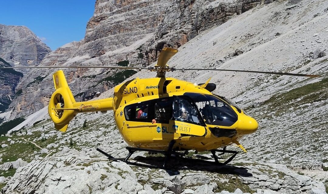 Emergenza in montagna, sei interventi tra Cortina e le Dolomiti bellunesi: soccorso un bambino e cinque adulti
