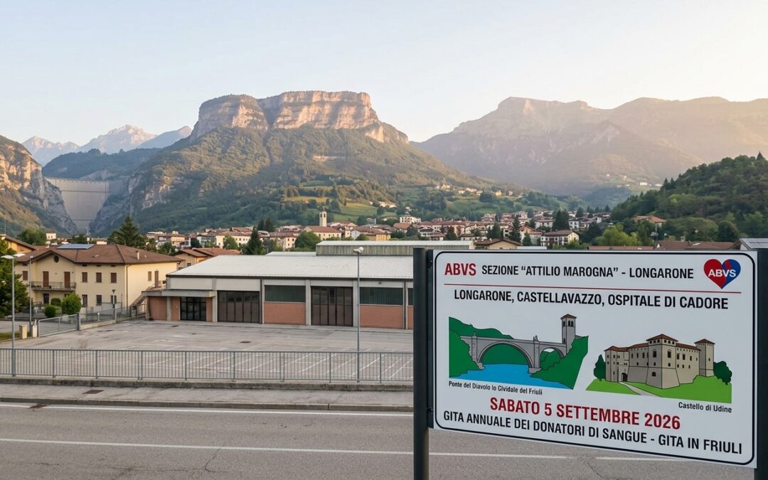 ABVS Longarone organizza la gita annuale in Friuli: appuntamento sabato 5 settembre