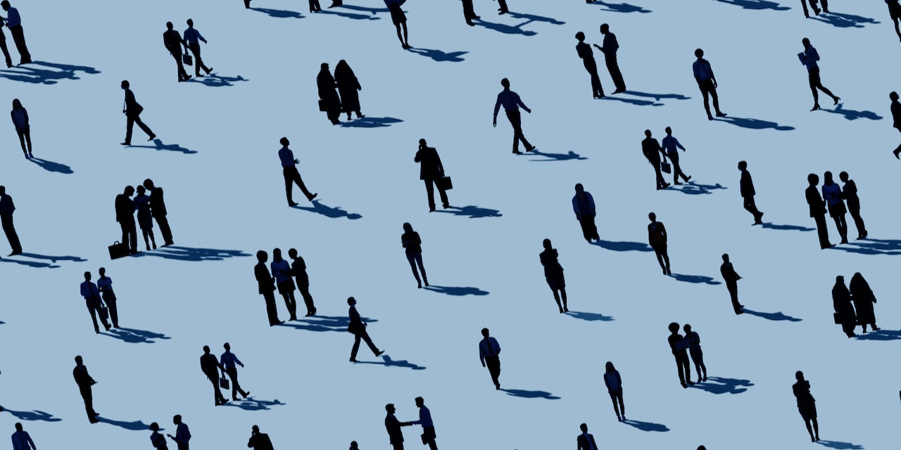 Group of diverse business people