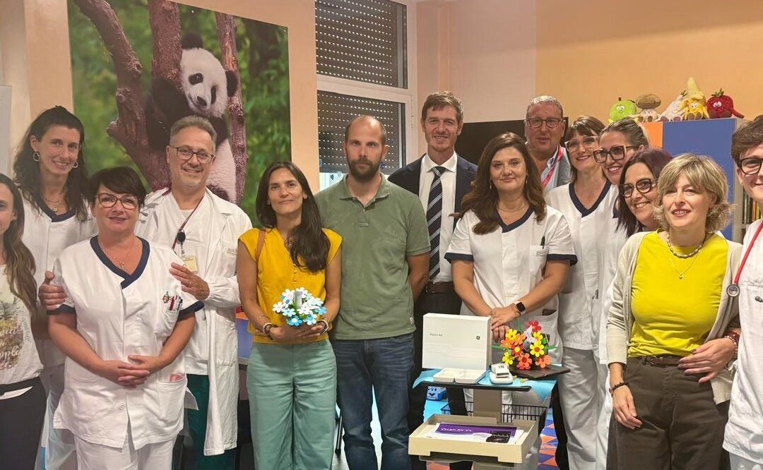 Pediatria di Belluno, donato un ecografo portatile in memoria del piccolo Lucas