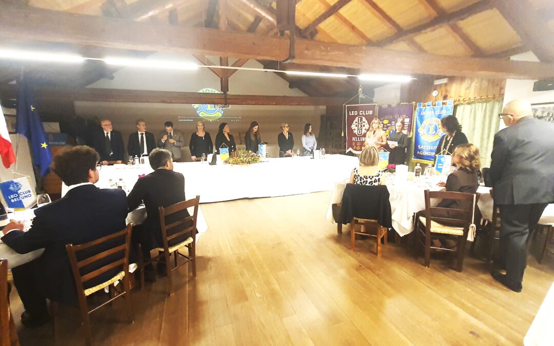 Lions Club Belluno: al via il nuovo anno sociale guidato dalla Presidente Carmen Ardillo tra salute, cultura e impegno sociale