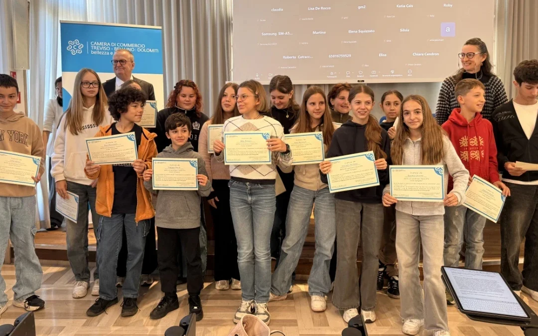 Camera di Commercio Treviso-Belluno: premiati gli studenti del concorso “Componiamo la sostenibilità”